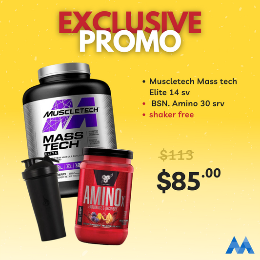 MassTech Elite + Aminox + Free Shaker