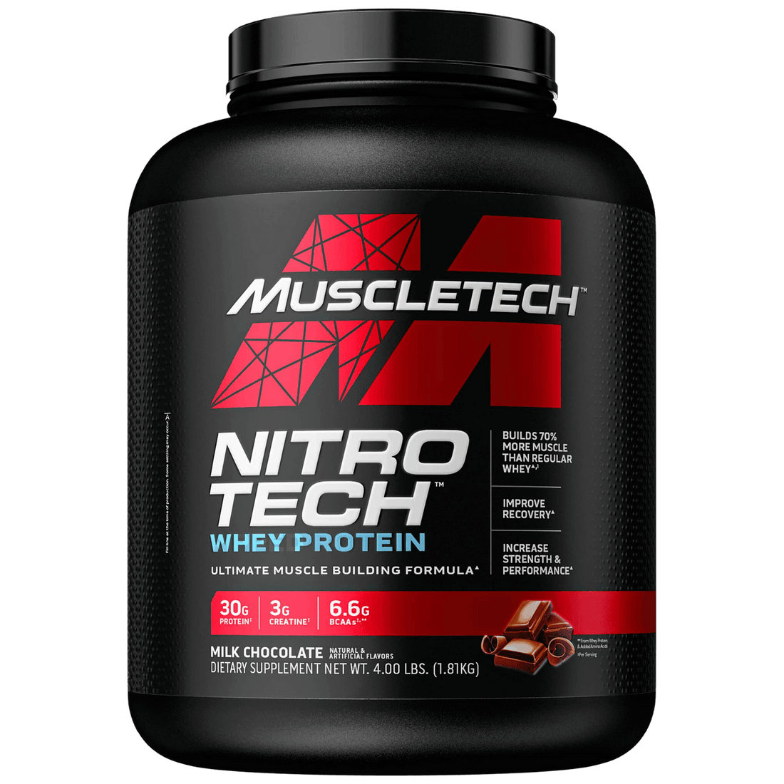 Nitrotech Whey Protein 1.81kg 40srv