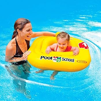 Intex Deluxe Baby Float Pool School Step1 79 x 79 x cm - 1+ Years