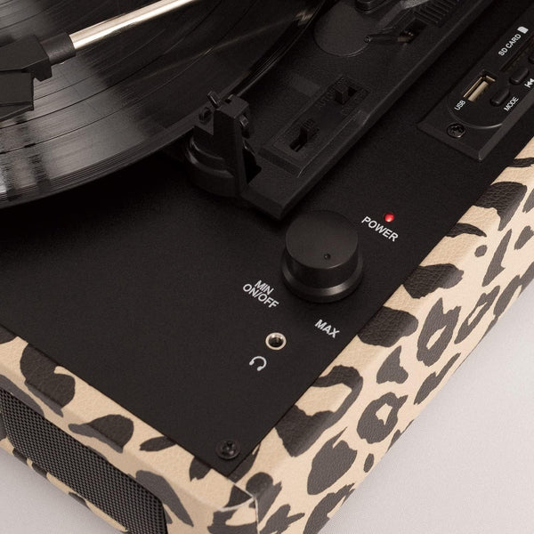 CREATE Don't Stop The Music, Record Player Compact With Bluetooth Usb, Sd, Microsd And Mp3