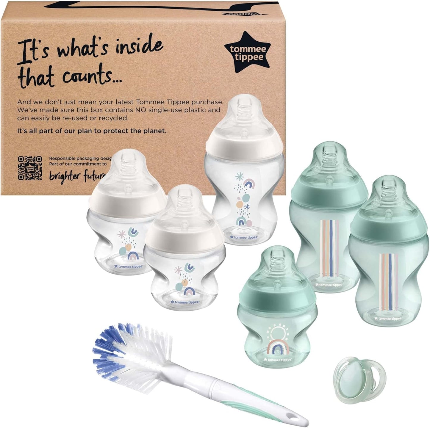 Tommee Tippee Closer to Nature Baby Bottle Starter Set