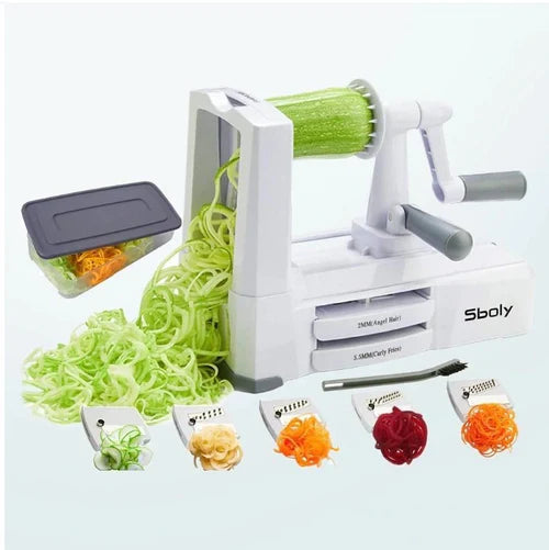 SBOLY 5 Blades Vegetable Spiralizer