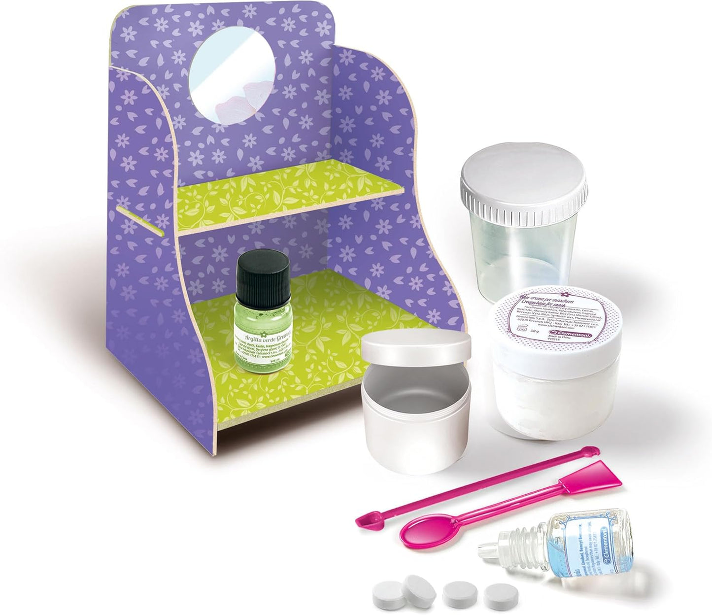 Clementoni- Idea Mask: Create Your Own Natural Beauty Science Kit for Girls