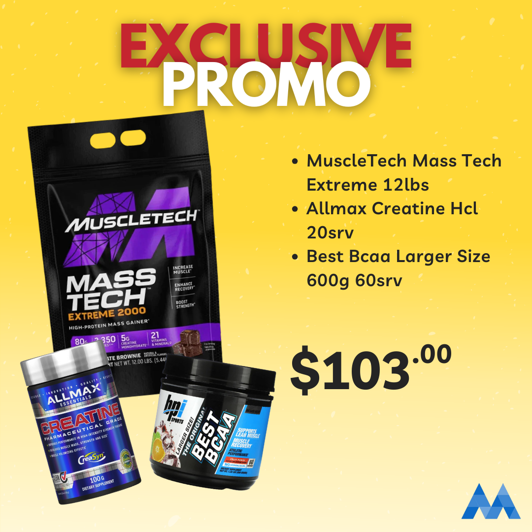 Masstech + Larger Best Bcaa + Creatine