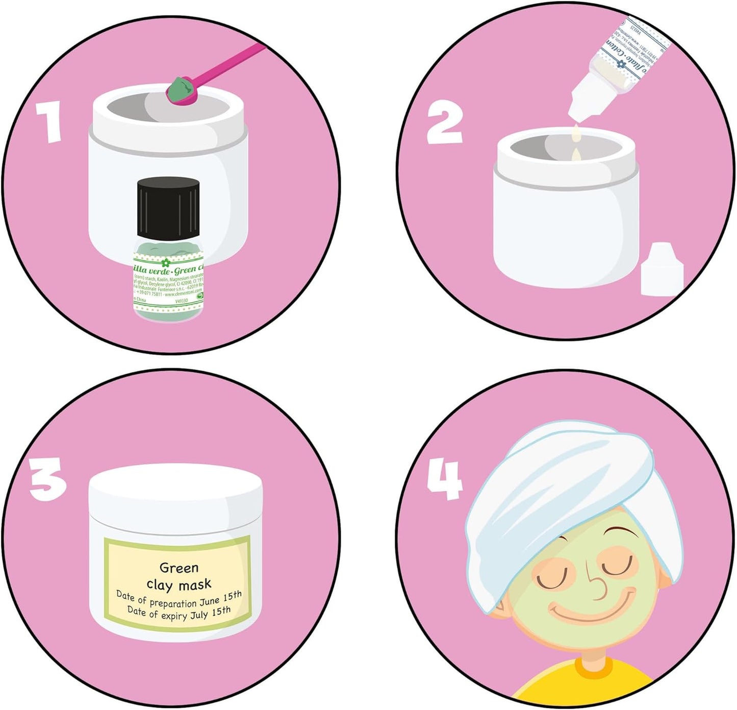 Clementoni- Idea Mask: Create Your Own Natural Beauty Science Kit for Girls