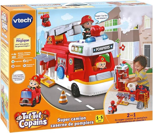 Vtech - Tut Tut Copains - Super Camion Caserne de Pompiers