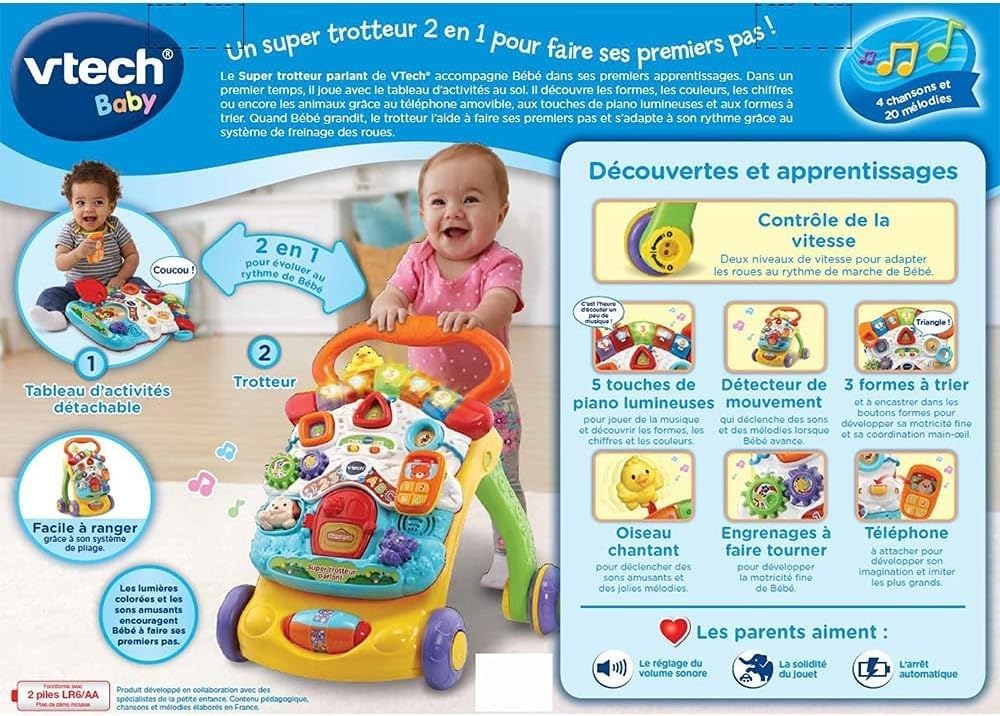 Vtech Super Trotteur Parlant