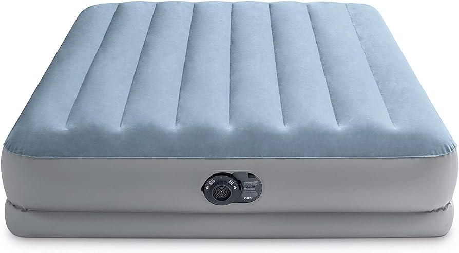 Intex Queen Rise Comfort AIRBED W/Internal Pump (1.52x2.03x0.36m)