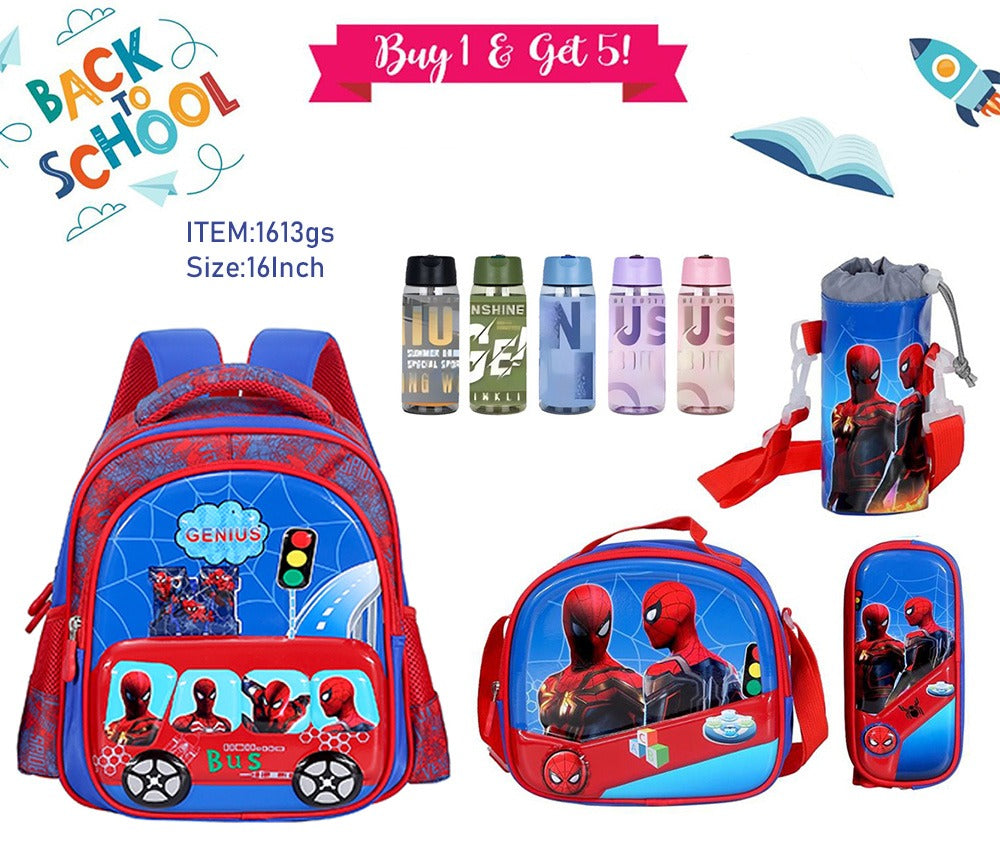 Character Backpack 41cm 5pcs Set