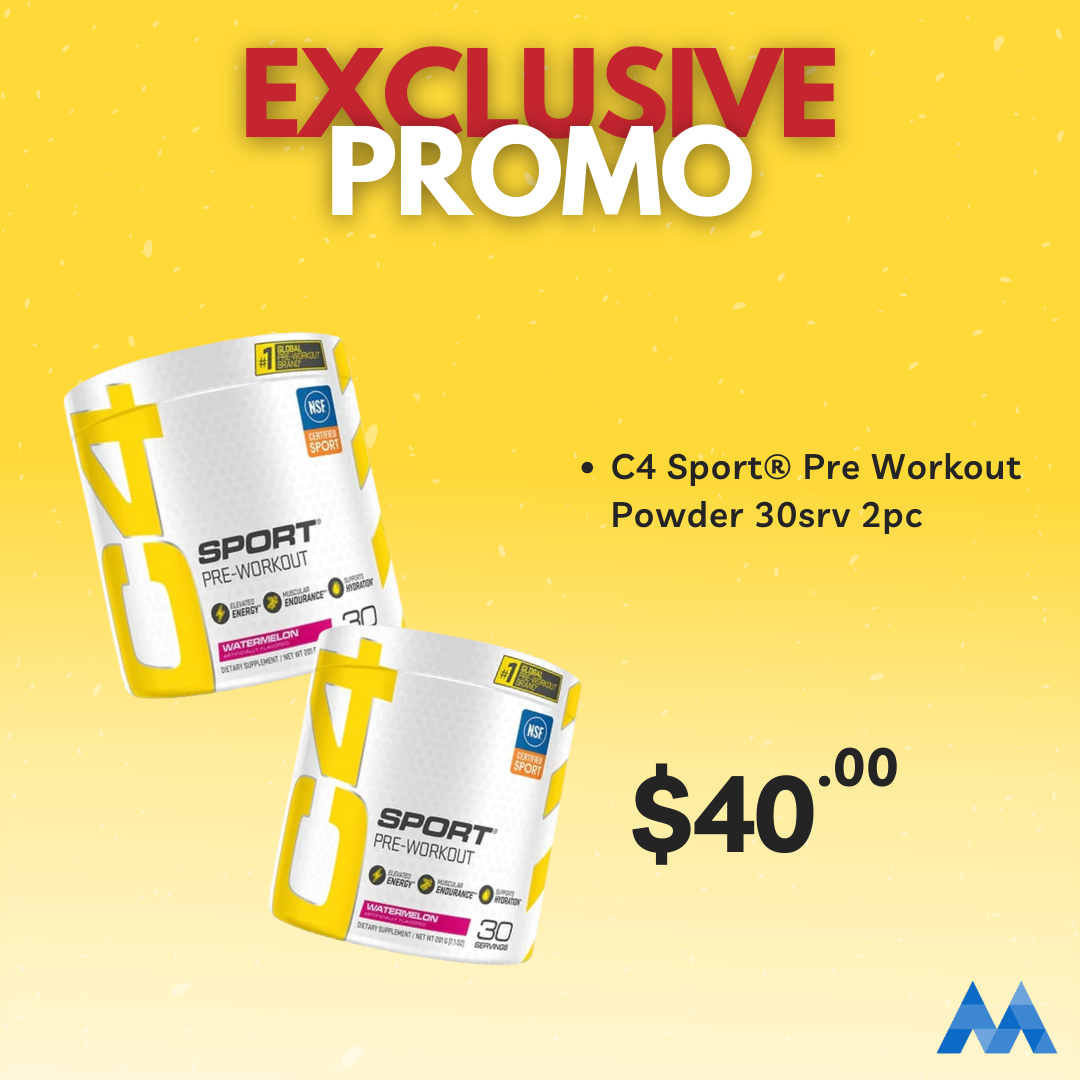 C4 Sport® Pre Workout Powder 2pcs