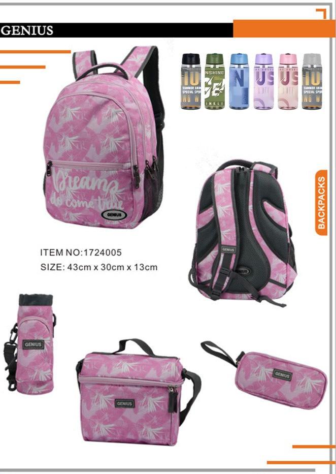 Backpack 43cm 5pcs Set