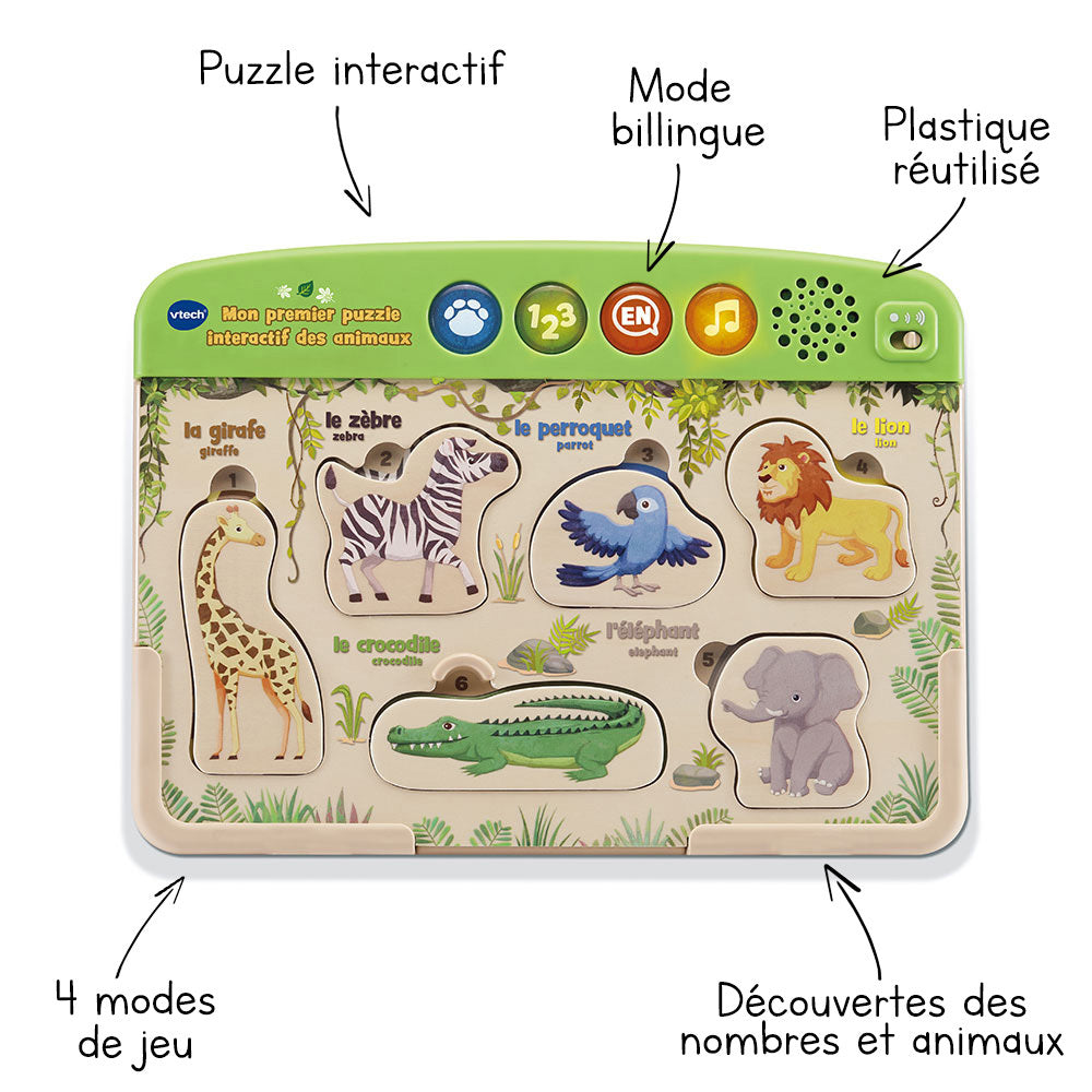 Vtech My first interactive animal puzzle