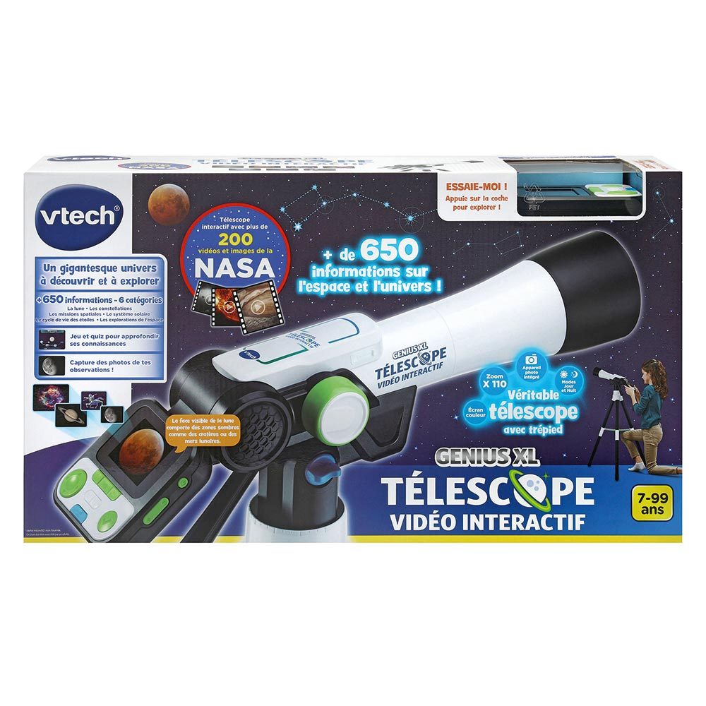 Vtech Genius XL - Télescope Vidéo interactif