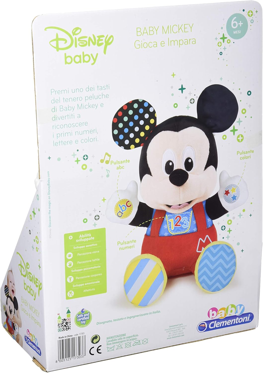 Clementoni Disney Baby Mickey Play and Learn, Talking