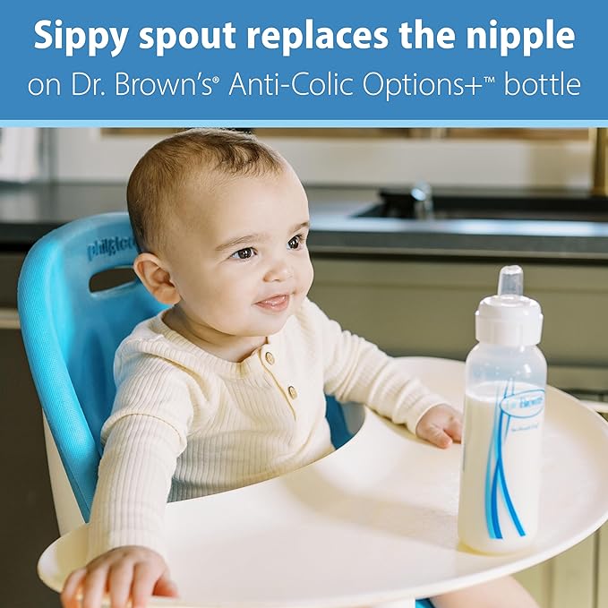 Dr. Brown's Soup Nipples Fit for Narrow Neck Bottle 6Months+