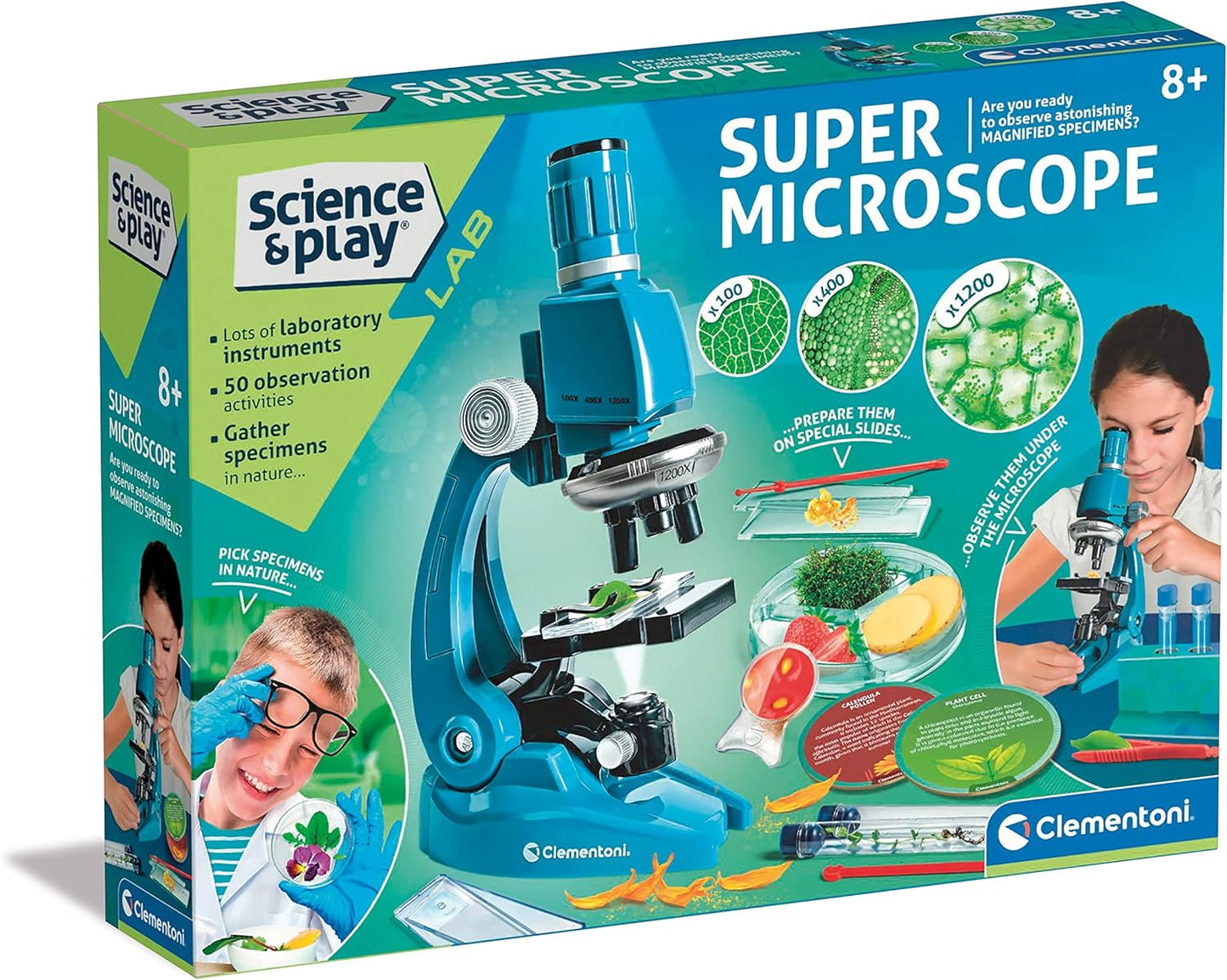Clementoni, Science & Play Lab 1200X, Experiment Kit