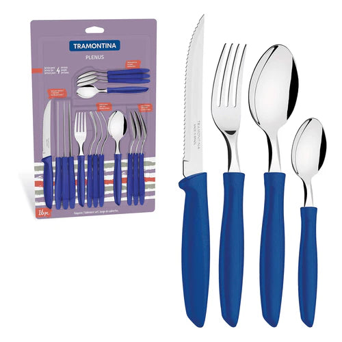 TRAMONTINA 16-Piece Cutlery Set Stainless Steel for 4 People