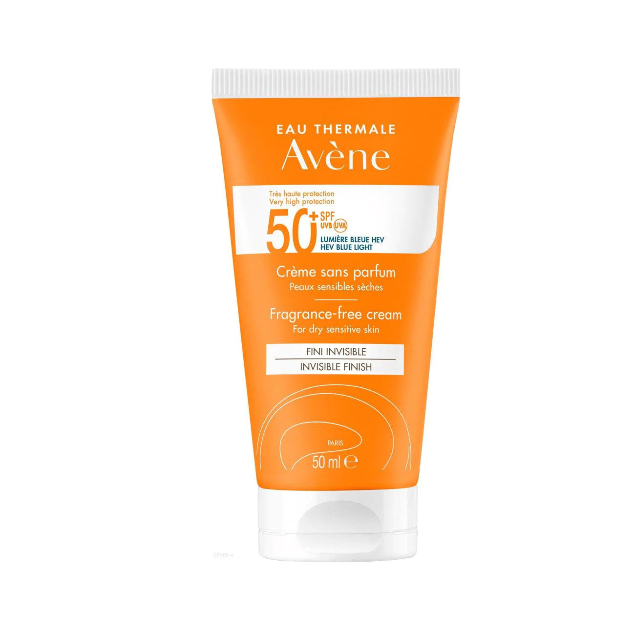 AVÈNE Very High Protection Comfort Cream SPF50+ - Dry Sensitive Skin