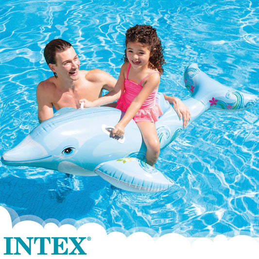 Intex Inflatable Lil Dolphin Pool float Rider 175x66 cm