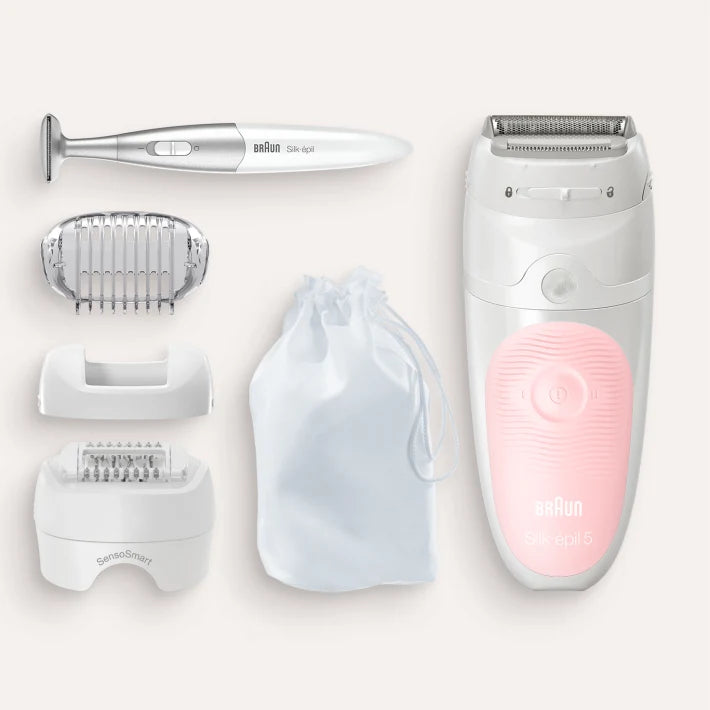 Braun Silk-épil 5 Wet & Dry Epilator with 4 Extras