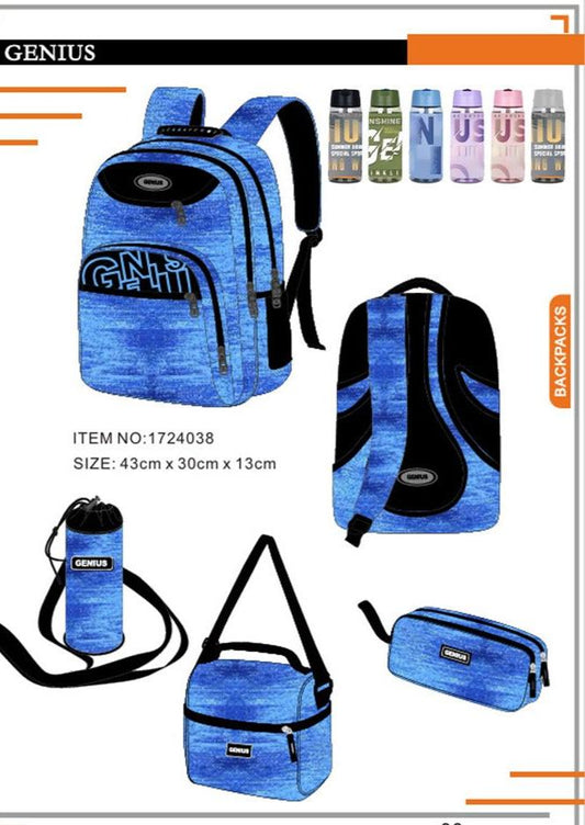 Backpack 43cm 5pcs Set