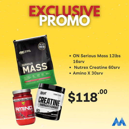 Serious Mass + Nutrex Creatine + Amino X