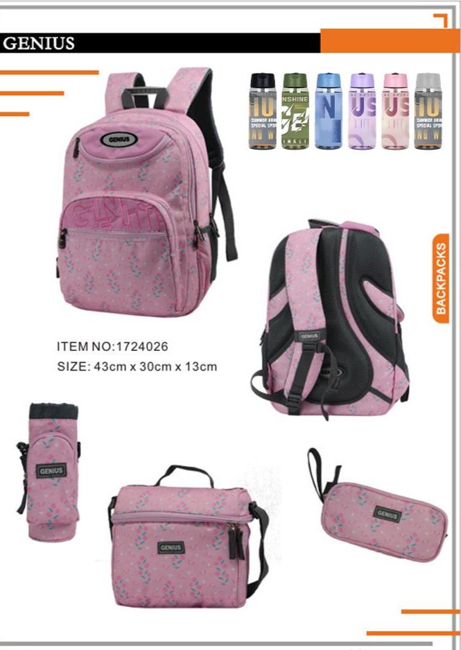 Backpack 43cm 5pcs Set