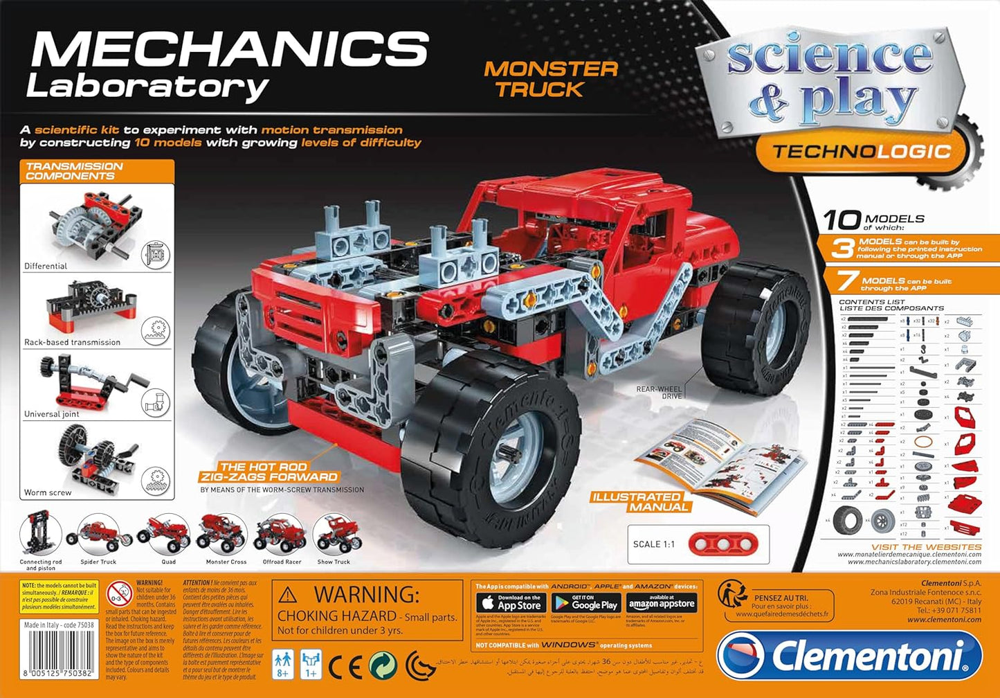 Clementoni Monster Truck, Construction Set