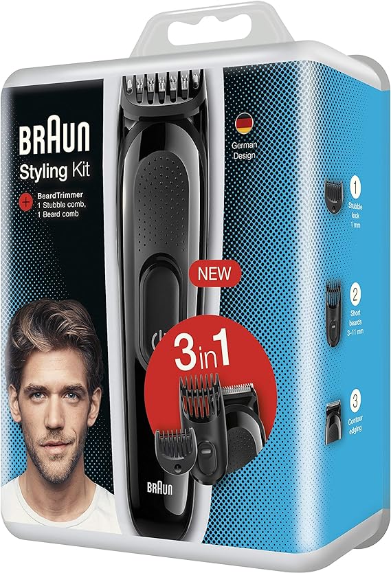 Braun Styling Kit 3-In-1 Trimmer For Men