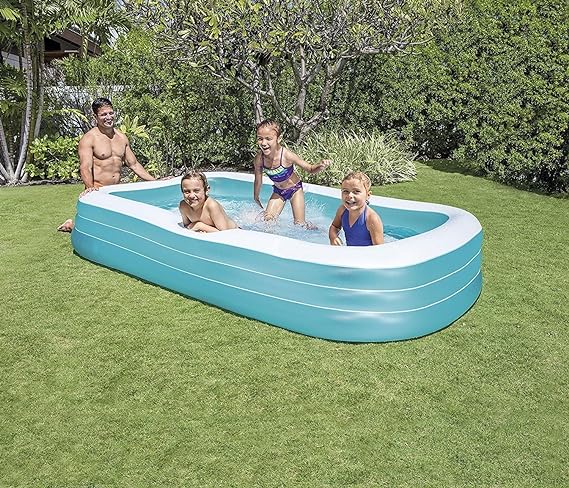 Intex Swim Center Family Inflatable Pool  305x183x56Cm