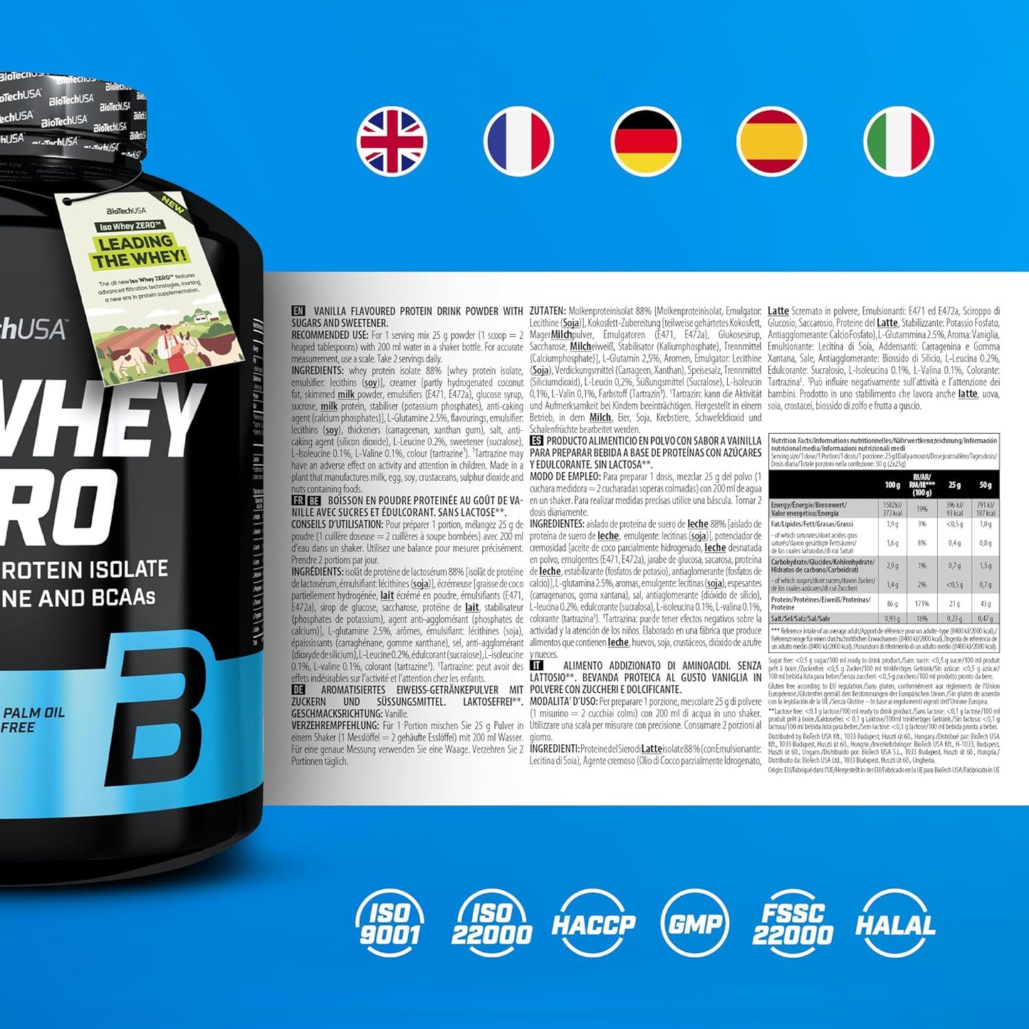 Iso Whey Zero Biotech 90SRV