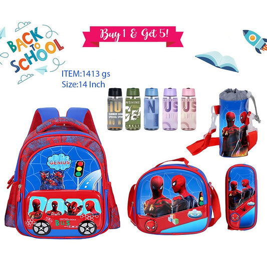 Character Backpack 36cm 5pcs Set