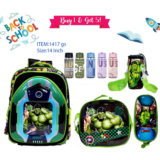 Character Backpack 36cm 5pcs Set