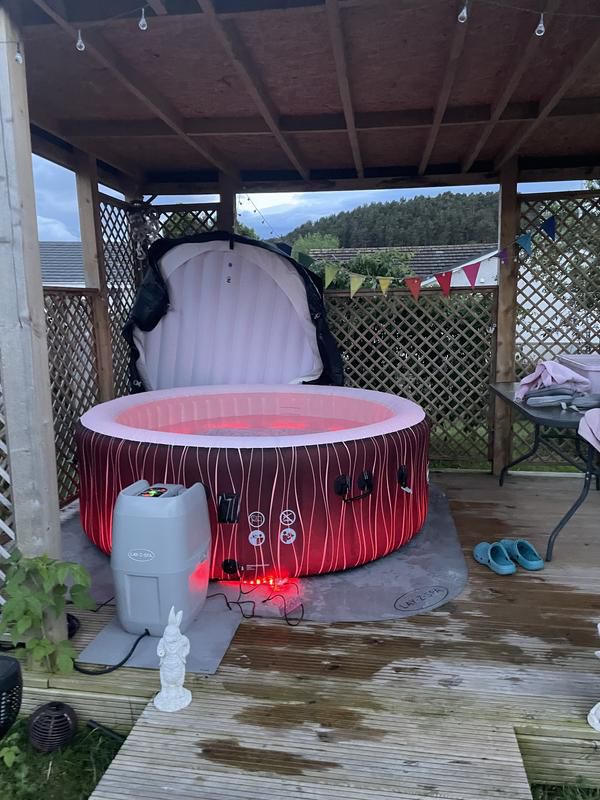 Bestway Lay-Z-Spa Hollywood AirJet Spa with LED Lights 196x66cm, 4-6 person