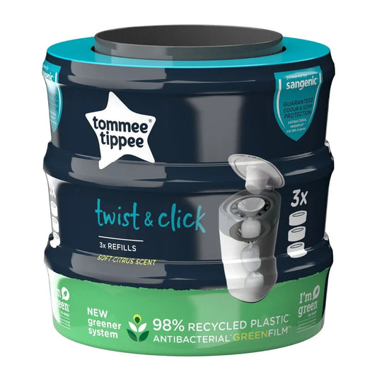 Tommee Tippee Twist & Click Nappy Bin Refill Cassettes