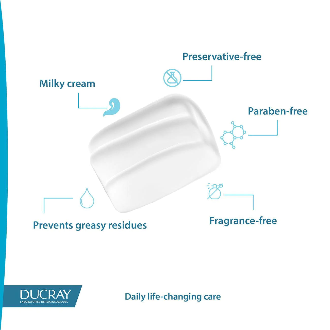 DUCRAY Keracnyl Repair Cream 48H of Hydration - Acne-Prone Skin Using Drying Treatments