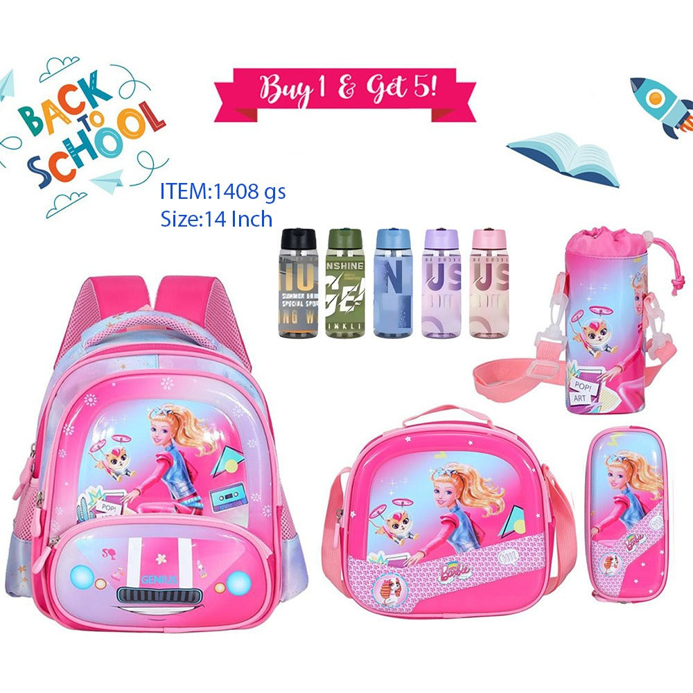 Character Backpack 36cm 5pcs Set