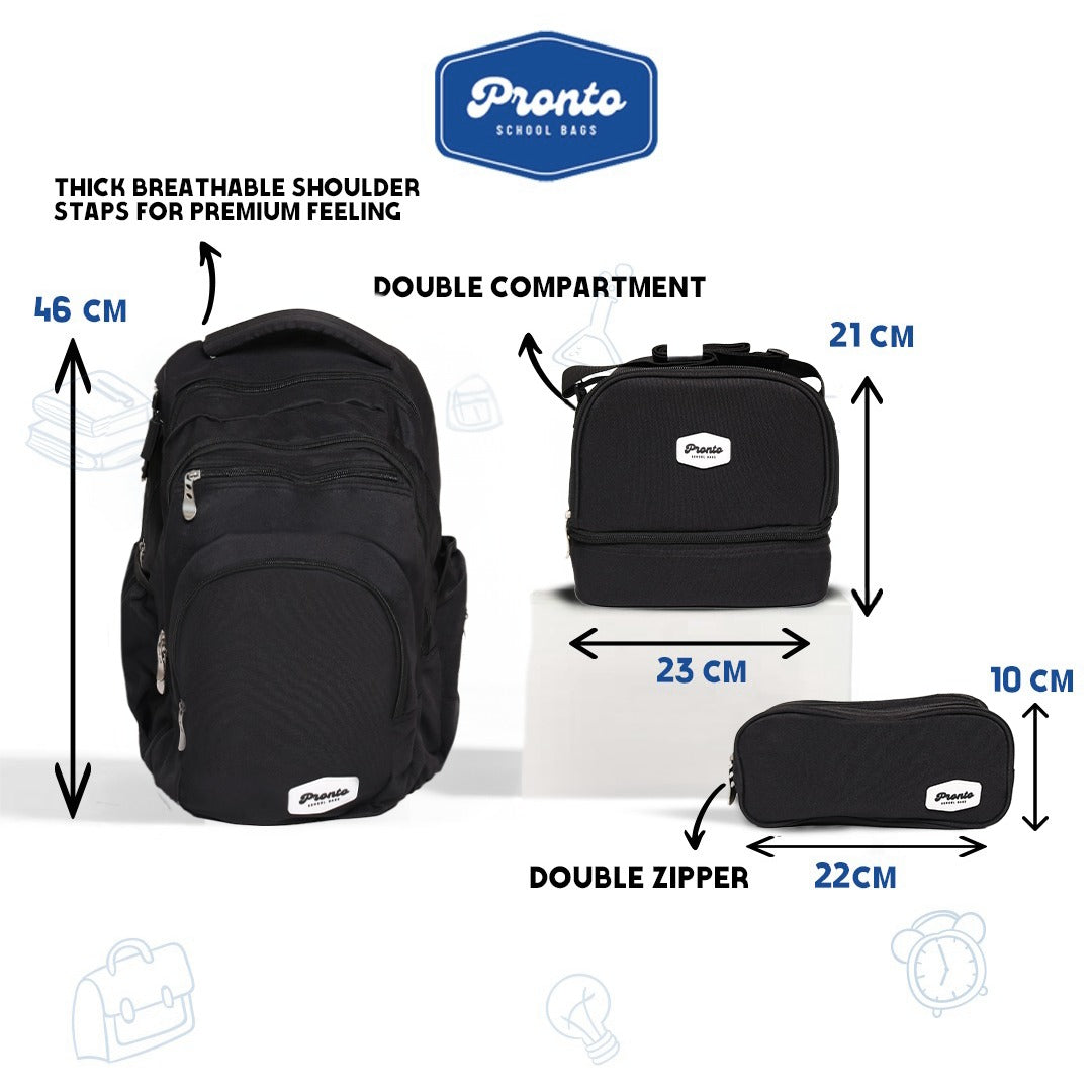 Backpack 46cm 3pcs Set