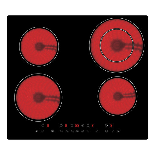 RESPEKTA 4 Plates Glass Ceramic Hob 77cm