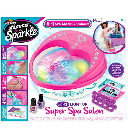 Cra-Z-Art Shimmer N Sparkle 5-In-1 Light Up Spa Salon