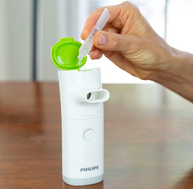 Philips Respironics InnoSpire Go A portable, virtually silent nebulizer