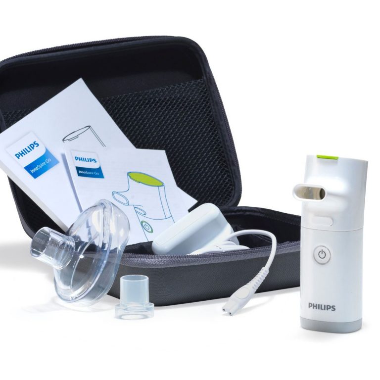 Philips Respironics InnoSpire Go A portable, virtually silent nebulizer