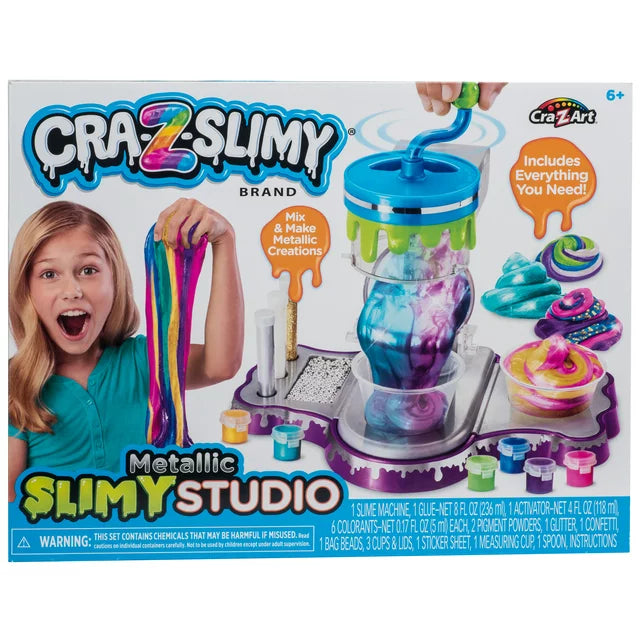 Cra-Z-Art Cra-Z-Slimy Multicolor Metallic Slime Studio
