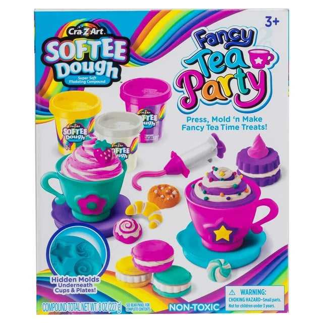 Cra-Z-Art Softee Dough Fancy Tea Party, 1 Multicolor Dough Set