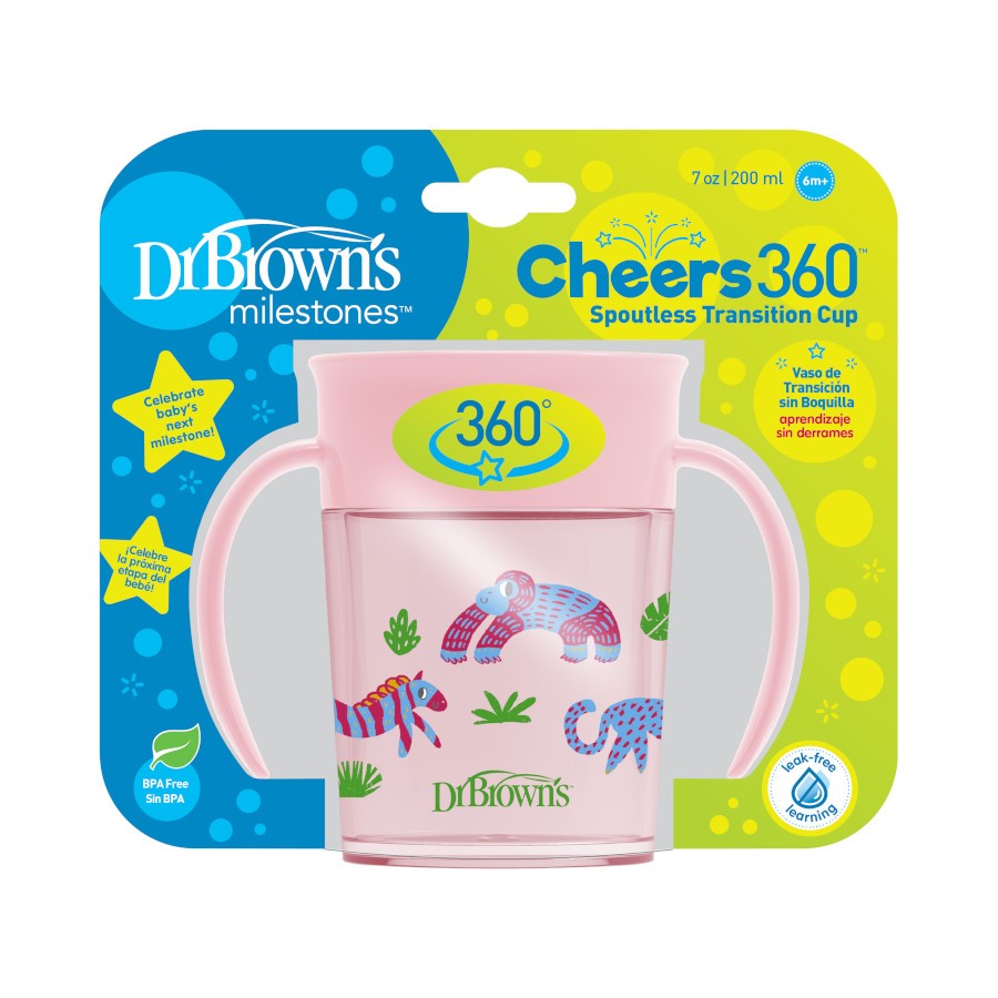 Dr. Brown’s Milestones Cheers360™ Cup with Handles, 7 oz/200 mL
