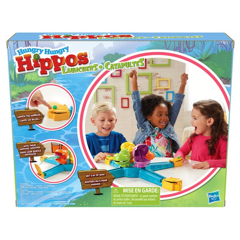 Hasbro Games – Hungry Hungry Hippos Launchers Game
