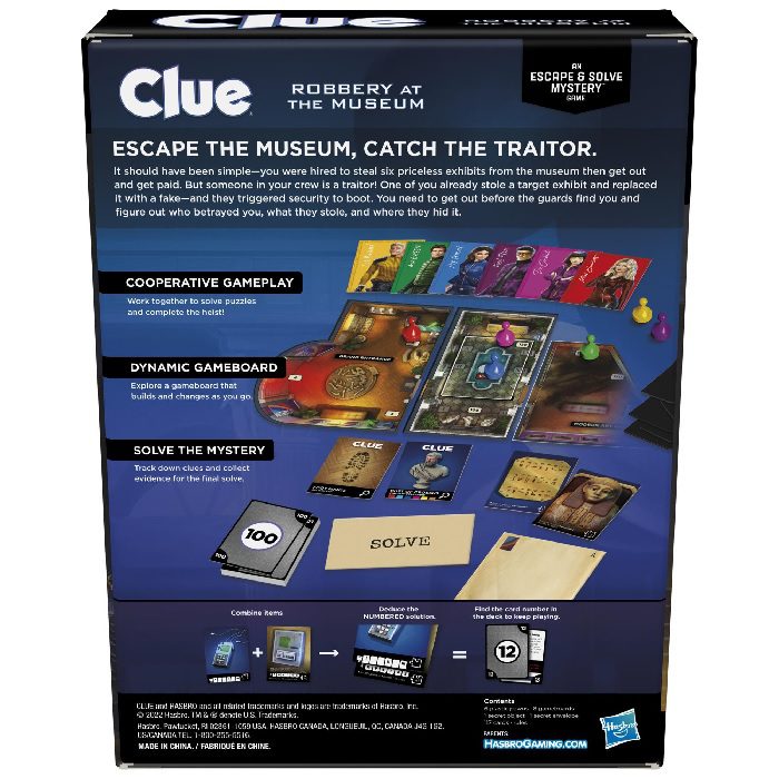 Hasbro Games Clue Escape