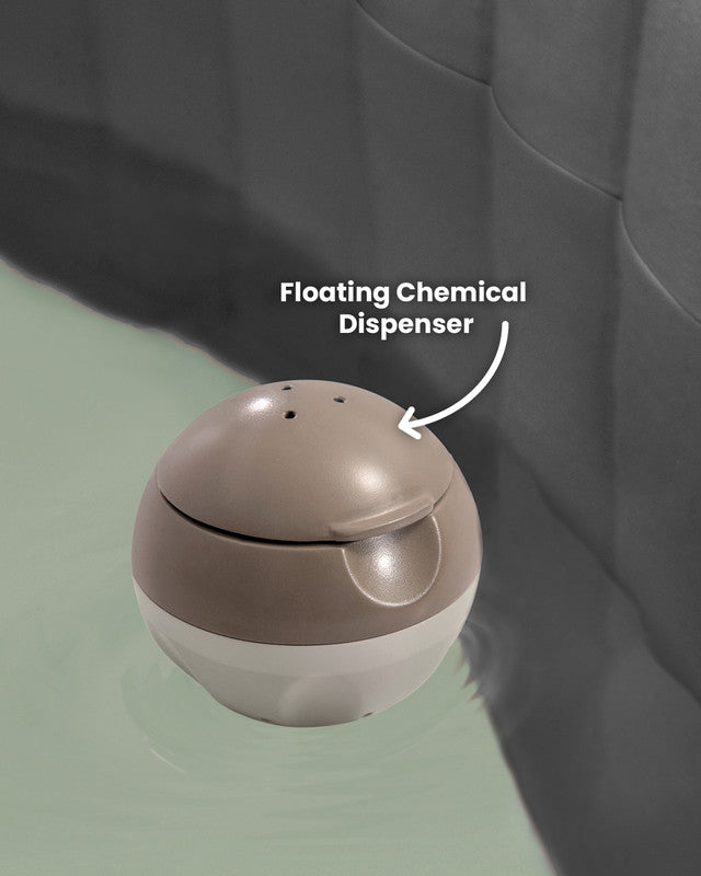 Intex 6-Person Greywood Deluxe Round Bubble Spa Set 216x71cm