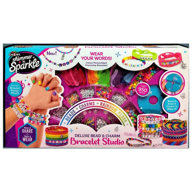 Shimmer N Sparkle - Deluxe Bead & Charm Bracelet Studio Set