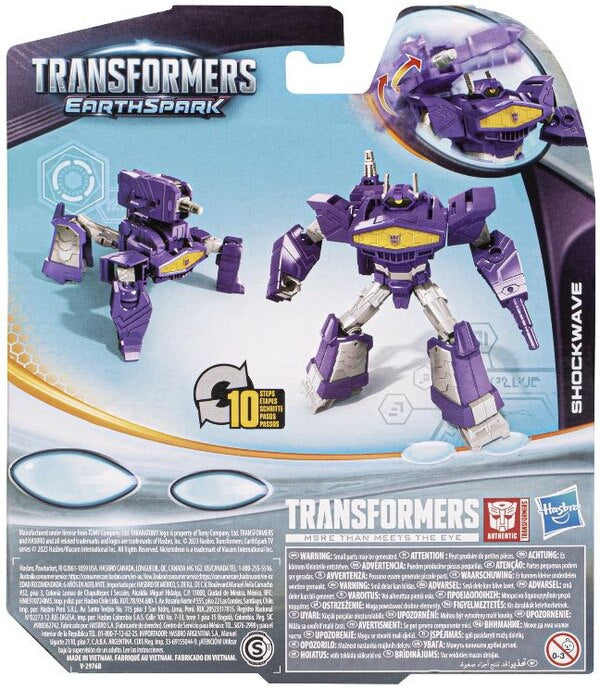 Hasbro Transformers Earthspark Shockwave Warrior